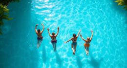 yoga and aqua aerobics