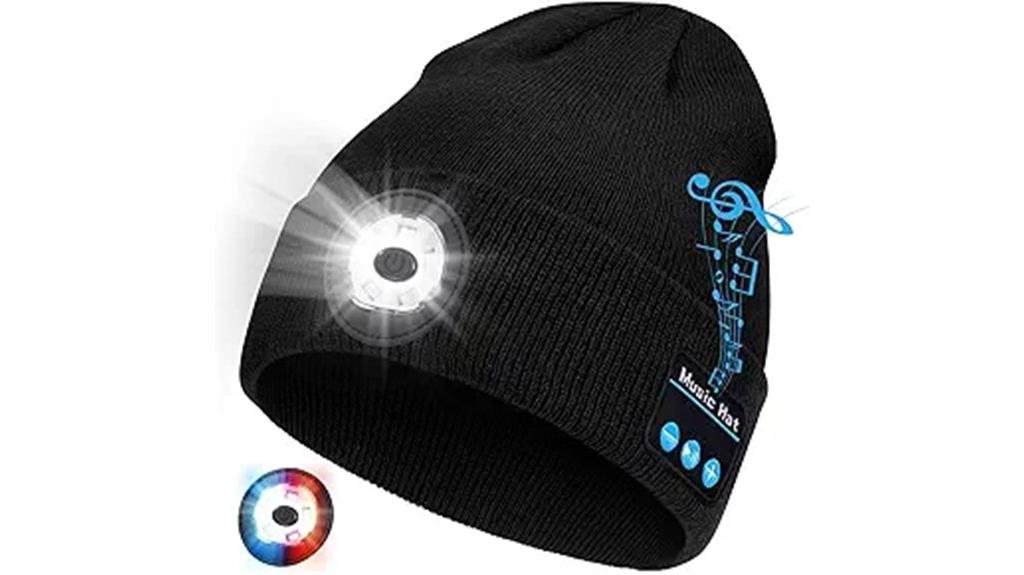 bluetooth lighted musical hat