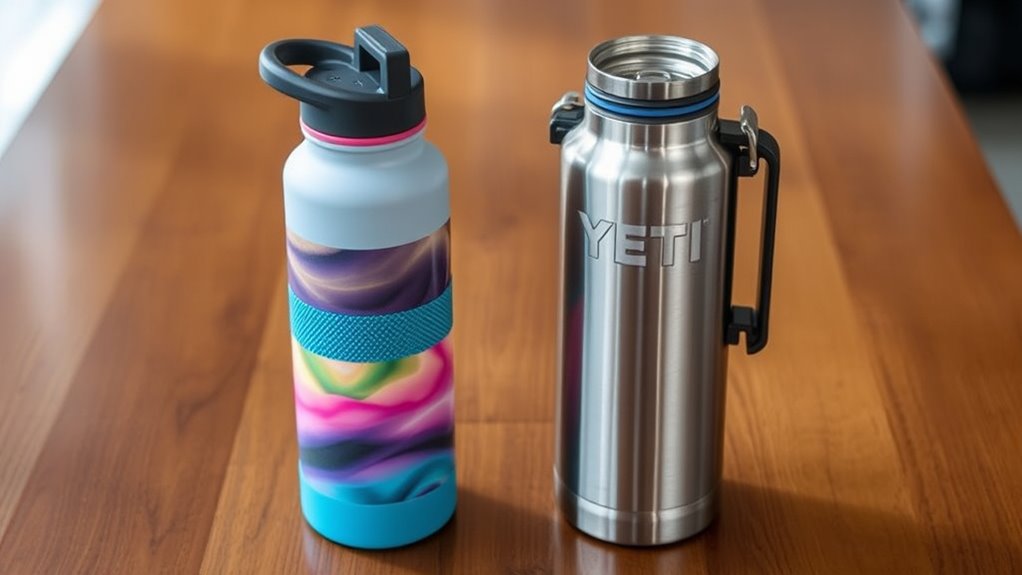 comparison of bottle features