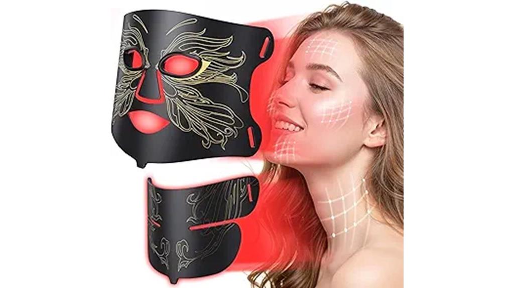 led facial and neck mask