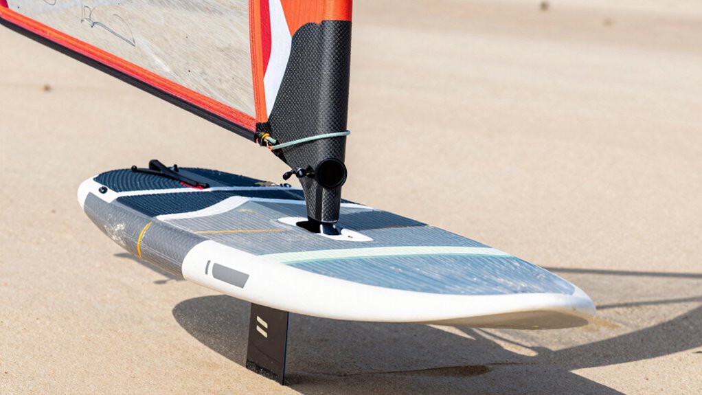 adjust sail and foil