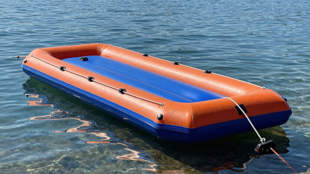 anchored stable floating platforms