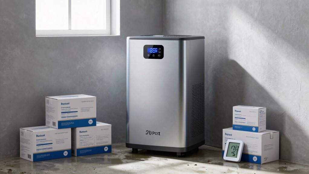 basement dehumidifier selection criteria
