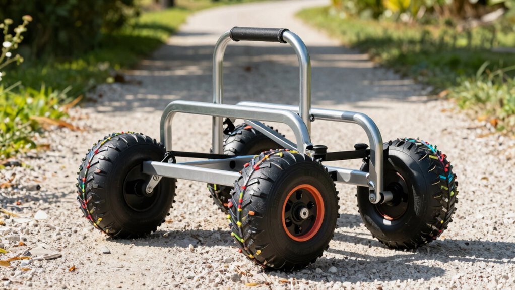 choosing kayak cart wheels