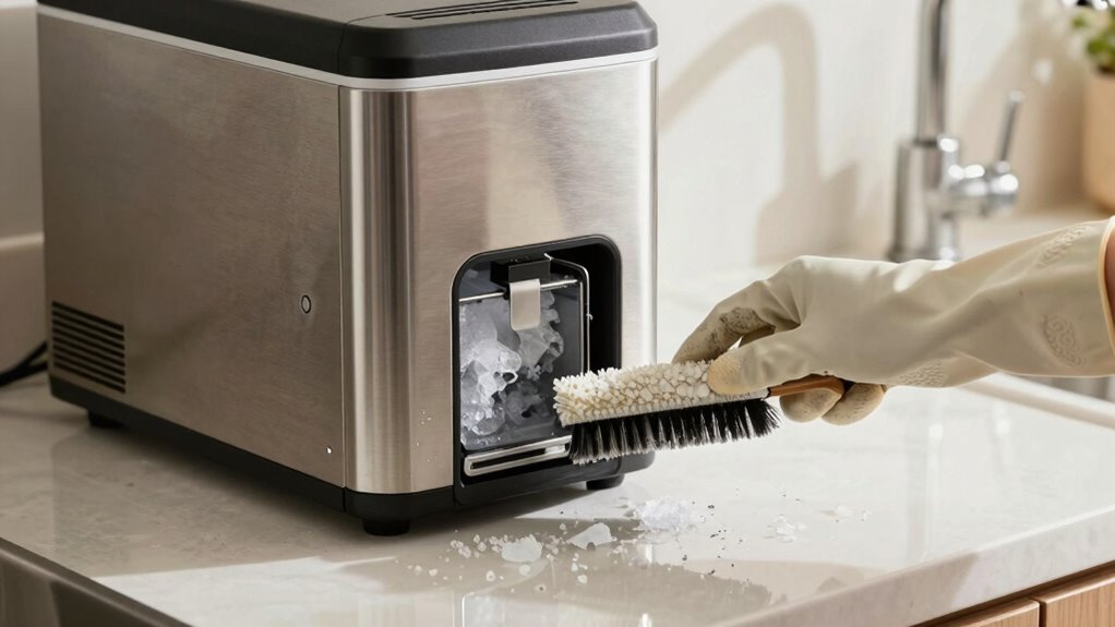 cleaning method for beach house ice makers