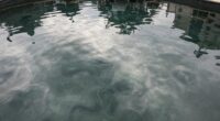 cloudy water after shock