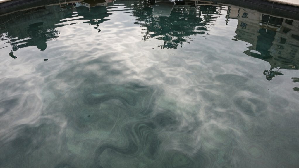 cloudy water after shock