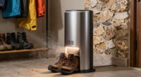 dry boots to prevent mold