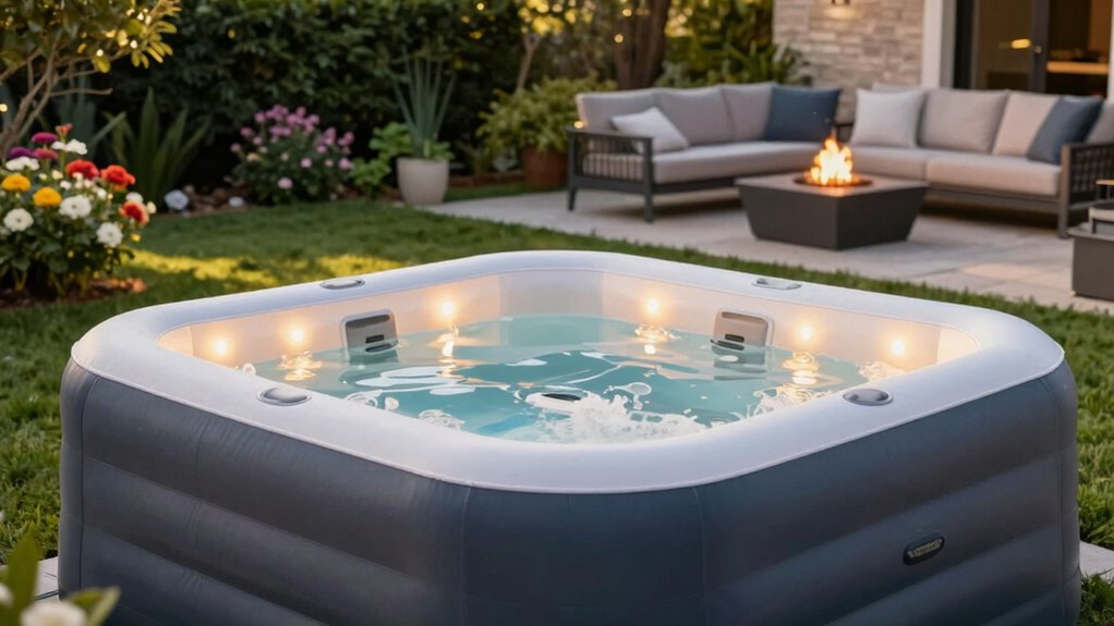 hot tub size features durability