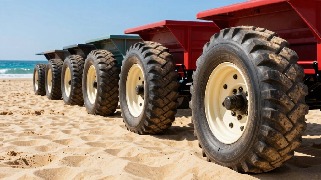 larger wheels improve sand mobility
