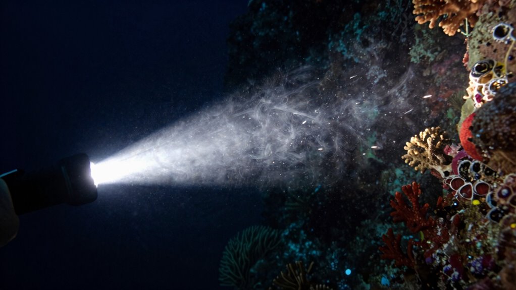 lighting affects underwater visibility