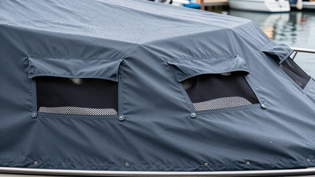 optimal boat cover vents