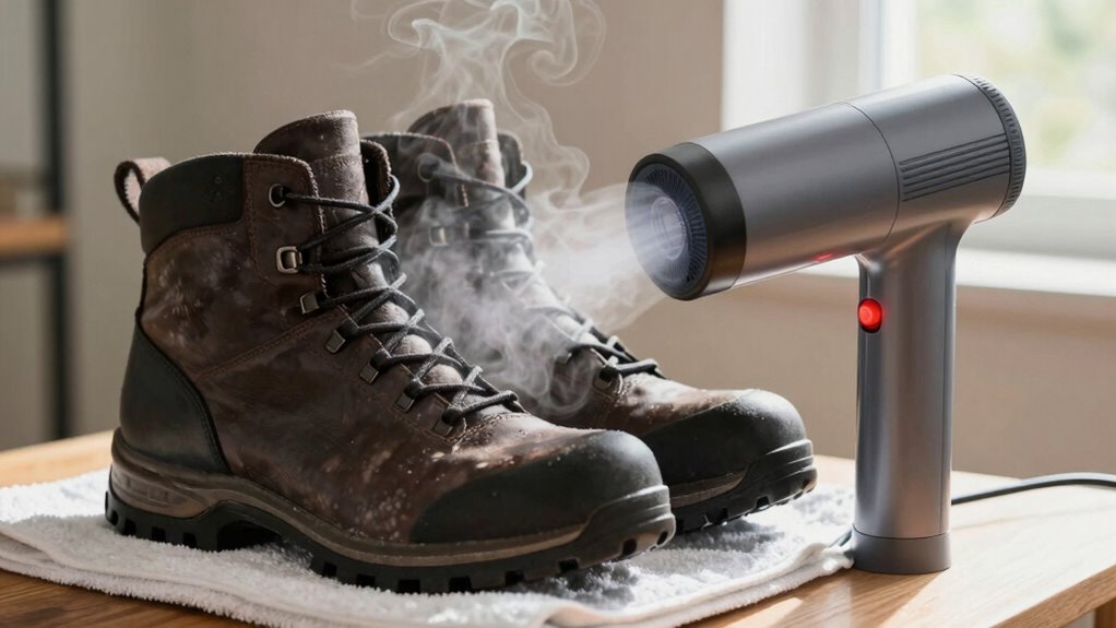 optimal boot drying time