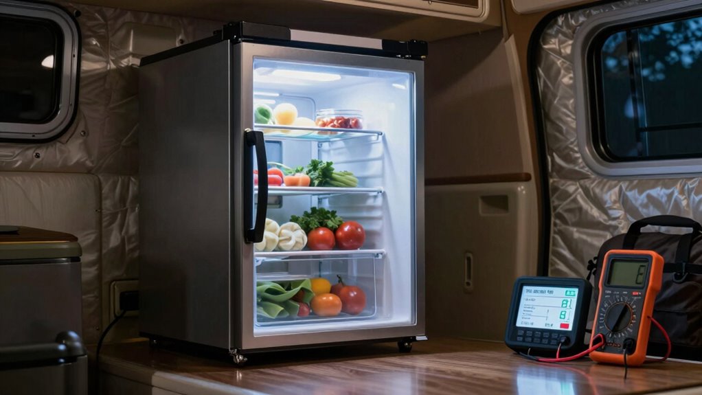 optimize fridge battery life
