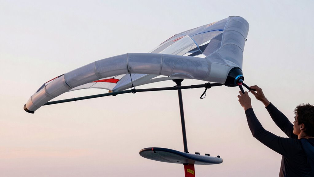 optimize rigging for light winds