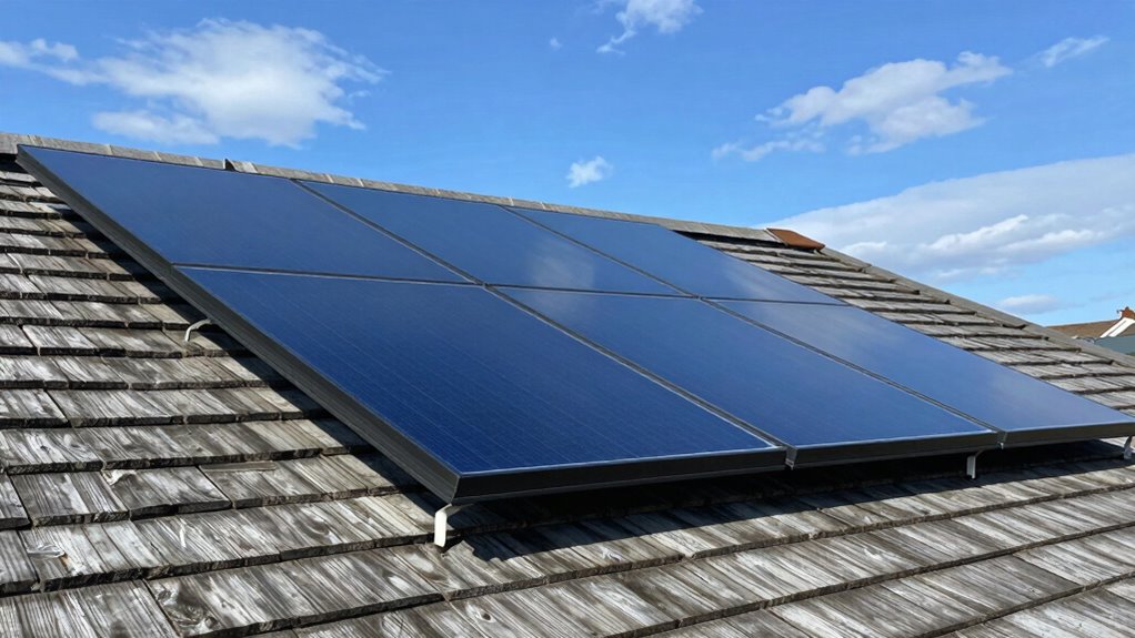 peel resistant solar panel mounting
