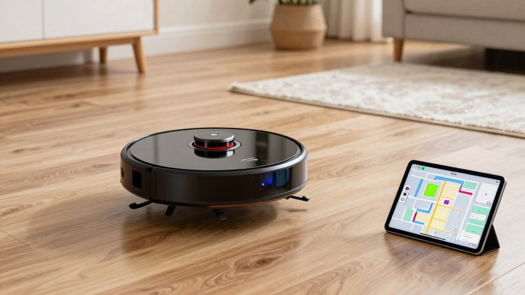 precise robot cleaning mapping