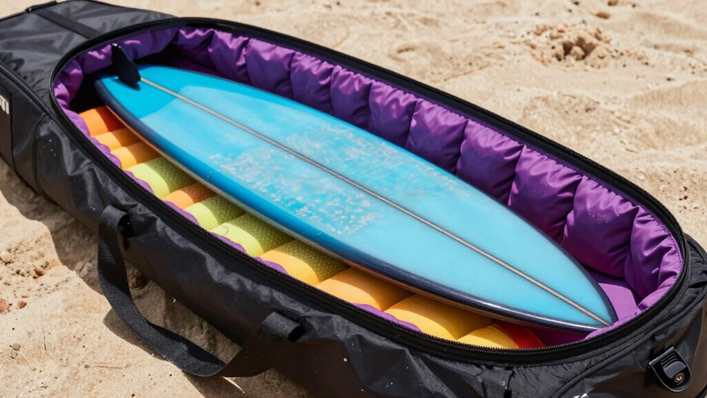 proper surfboard bag fit
