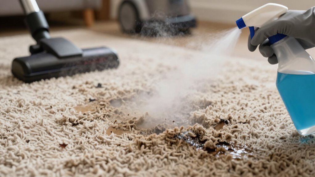 residual odors from improper cleaning