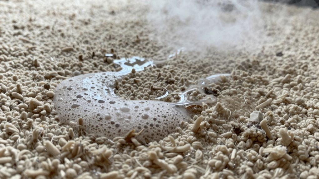 residual soap causes odor