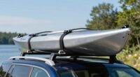 secure kayak with one strap