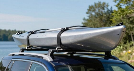secure kayak with one strap