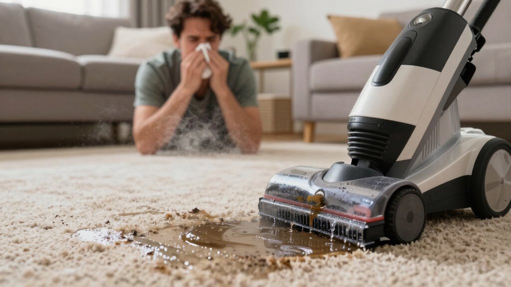 smelly carpet cleaner fix