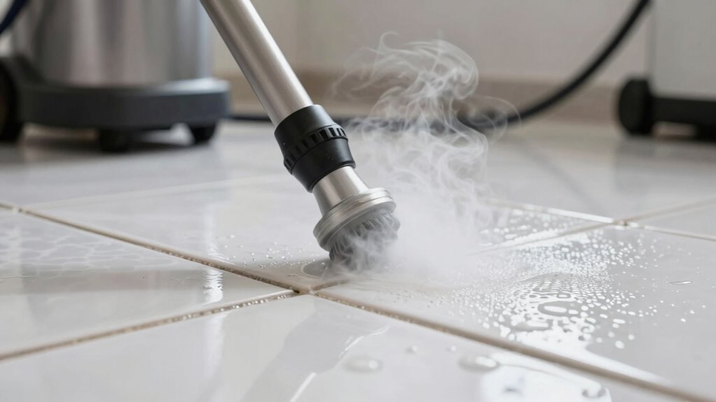 steam cleaning preserves grout integrity