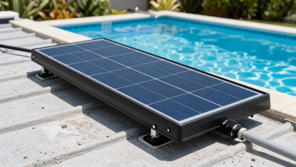 sun powered water heating