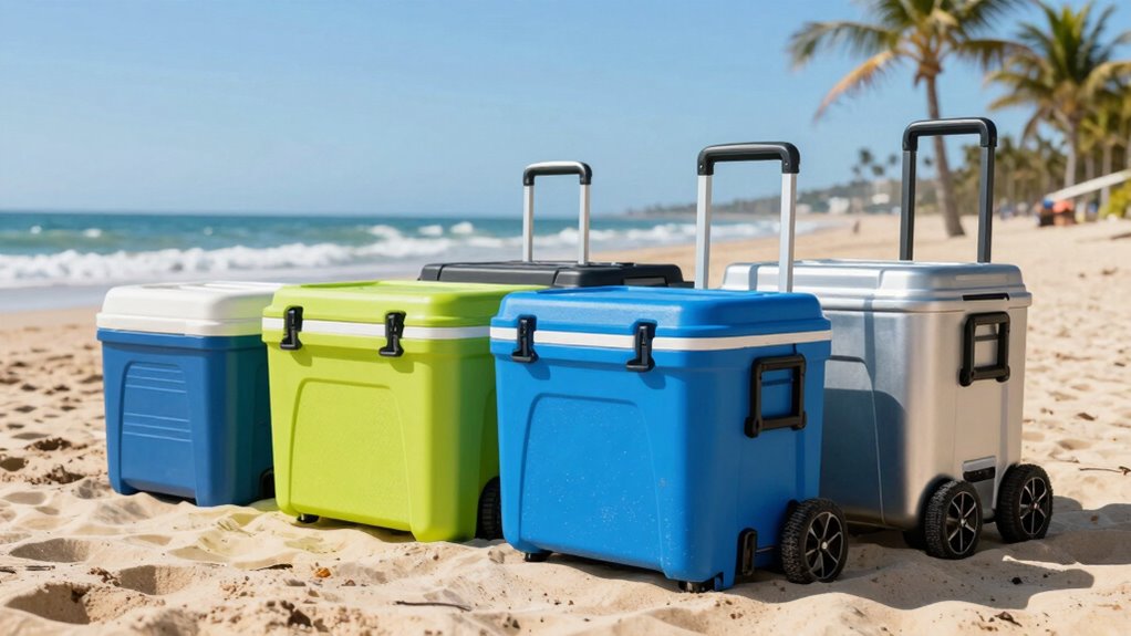 top beach cooler wheels