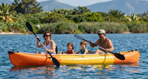 top family inflatable canoes