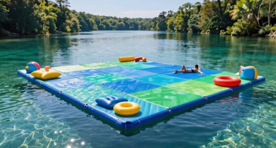 top floating water mats