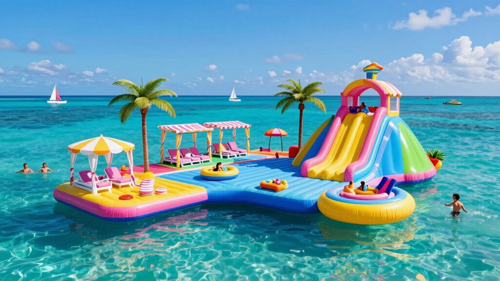top inflatable island platforms