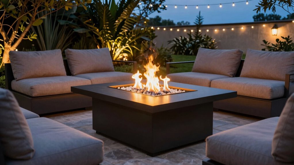 top propane fire pit tables