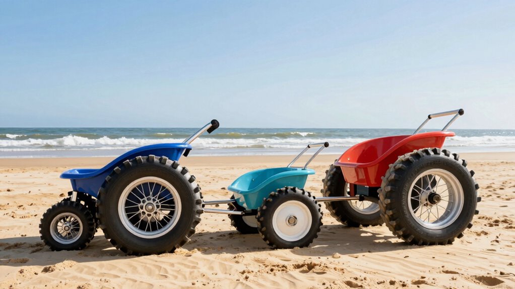 wheel size affects beach navigation