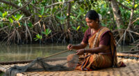 TIL that there are over 3,000 ‘tiger widows’ in the Sundarbans. These women, whose husbands have been killed by tigers, are often shunned by their communities over the belief that tiger widows are bad omens.