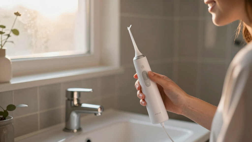 COSLUS 300ml Cordless Portable Rechargeable Water Dental Flosser $7