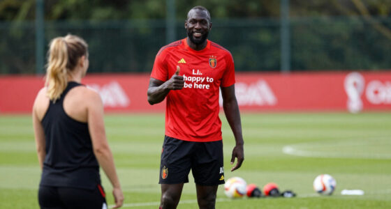 Belgium striker Romelu Lukaku ‘happy to be here’ at the World Cup as fitness continues to lag