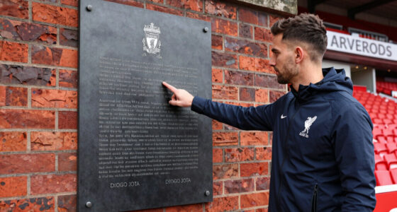 Liverpool unveil permanent Anfield memorial for Diogo Jota and his brother before first anniversary of death