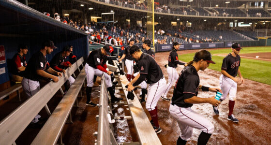 Benches Clear During Chaotic Rain Delay In Guardians-Diamondbacks Game