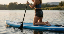 11' X 33" FunWater Inflatable Stand-Up Paddle Board Set (2 Colors) $83 + Free S&H