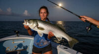 I Caught The World-Record Striped Bass During The Eclipse Of A Full Moon